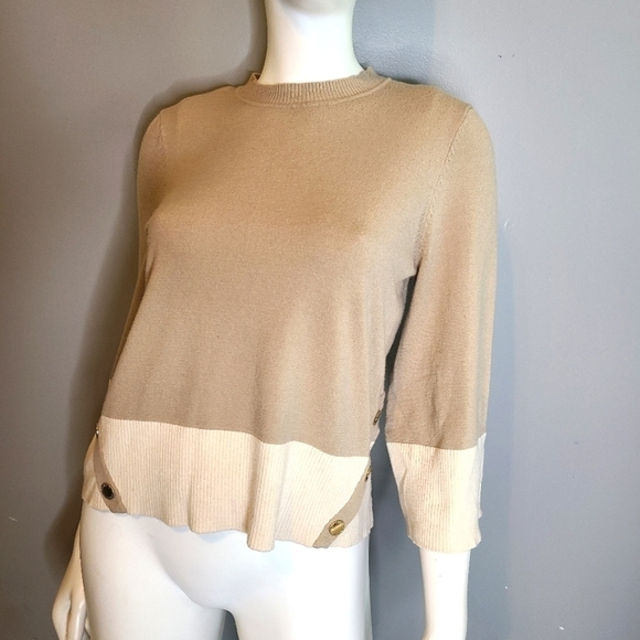 Andrew Marc Tan Sweater sz Small - Picture 3 of 10